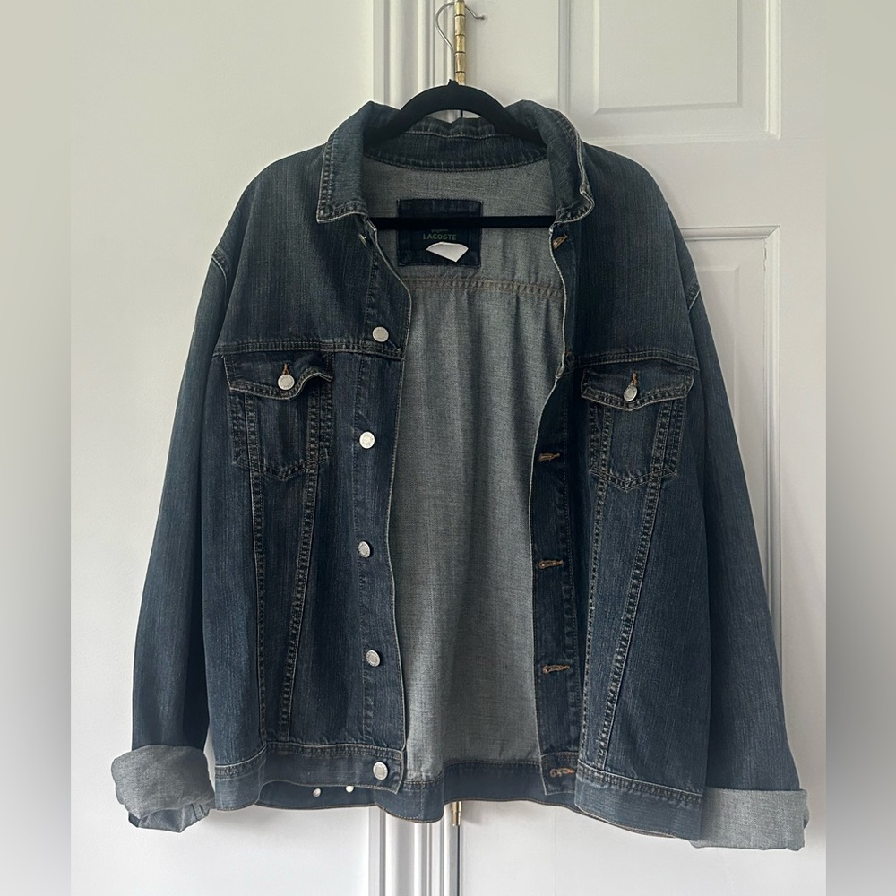 Vintage Lacoste Dark Denim Jacket